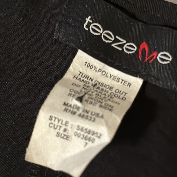 TEEZE ME Womens Black Tie Elbow Sleeve Above The Knee Evening Wrap - Picture 6 of 13